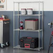 Newest oldest price ascending price descending relevance. Trinity 36 91cm Ecostorage 4 Tier Chrome Storage Unit Costco Uk