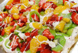 Mandarin oranges, cool whip, cherries, fruit cocktail, butter. Phyllo Fruit Tart Skinnytaste