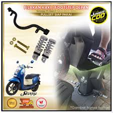 Kumpulan gambar lucu banget yang kocak dan paling unik (bergerak, animasi kartun. Pijakan Kaki Bastep Footstep Depan Spiral Ulir Honda Scoopy Esp Fi 2013 2016 Fullset Siap Pakai Shopee Indonesia
