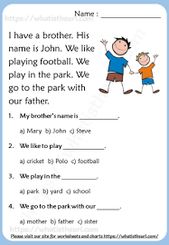 In this language arts worksheet, your child will read an informational passage and then answer questions about what happened and practice replacing descriptive words. Reading Comprehension For Grade 3 Your Home Teacher