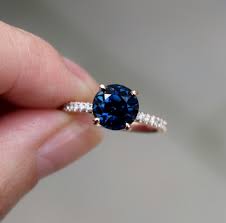 Blue sapphire rings feature an unforgettable deep hue that symbolizes truth, nobility, and sincerity. Fall Winter Mood Sapphire Midnight Blue Sapphire Ring Rose Gold Engagement Ring Navy Sapphire Engagement Ring By Eidelprecious