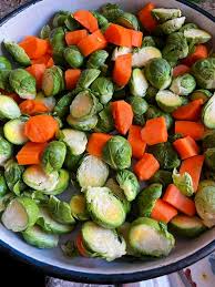 Once the brussels sprouts are cold, drain well, and cut in halves or quarters, depending on size. Roasted Brussel Sprout Feta Salad Tasty Food For Busy Mums