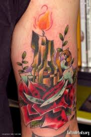 It was hemple's father that passed onto him his love of comic books, which adds to its meaning. Candle Tattoos Tattoofanblog