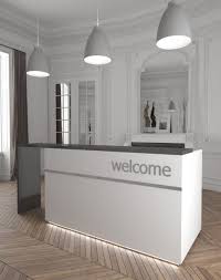 Empfangstheke Inwerk Paterio No 1 Businessofficeinteriordesign Empfangstheke Inwerk P In 2020 Office Counter Design Office Interior Design Reception Desk Design