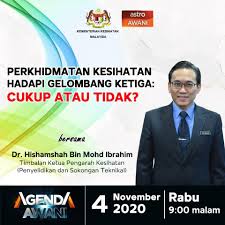 Bekas timbalan menteri di jabatan perdana menteri, hanipa maidin berkata ketua pengarah kesihatan dr noor hisham abdullah. Kementerian Kesihatan Malaysia Dr Hishamshah Mohd Ibrahim Timbalan Ketua Pengarah Kesihatan Penyelidikan Dan Sokongan Teknikal Akan Muncul Dalam Agenda Awani Astro Awani Pada Malam Ini Jam 9 Malam Bagi Membicarakan Topik