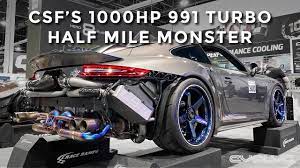 And then a 2021 porsche 911 turbo s shows up and hits the reset button. 1000hp 991 Turbo Csf S Half Mile 911 Youtube