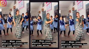 Teachers dance with her students to Gulabi Sharara goes viral. Watch |  Trending News - The Indian Express
