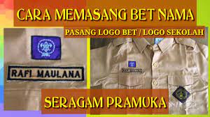 Check spelling or type a new query. Cara Memasang Bet Nama Seragam Pramuka Youtube