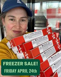 It took us 10 days to restock the freezer after the holiday rush but we are  finally back to a nice selection of ravioli and long pastas. Here's the  full line up