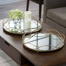 Place this tray on a coffee table to display your decorative articles or on your vanity table to showcase precious trinkets. So You Can Decorate A Tray And Make The Little Moments Unique Mirror Tray Mirror Tray Decor Coffee Table Centerpieces