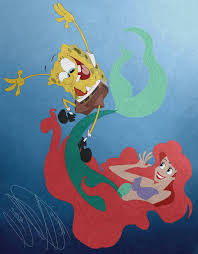 Spongebob And Ariel By Pob Dawg On Deviantart Spongebob Spongebob Squarepants Tv Show Favorite Character