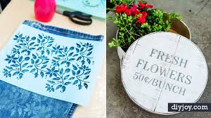 There was a martha stewart episode where she took sponges that were brick sized and just stamped them in the paint then on the wall. 41 Super Cool Ideas Made With Stencils