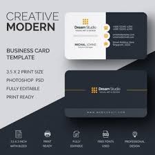 Download Professional Business Card Mockup Business Card Mock Up Modern Business Cards Business Card Template Psd