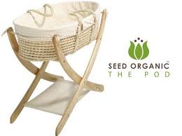 New Seed Organic Pod Eco Friendly Moses Basket And Cradle Eco Friendly Baby Baby Inspiration Natural Baby