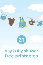 21 Free Boy Baby Shower Printables Boy Baby Shower Printables Baby Shower Printables Free Baby Shower Printables