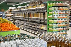 Magasin Bio Biomonde Davezieux Reynier Agenceur En 2020 Magasin Bio Vitrine Murale Rayonnage Metallique