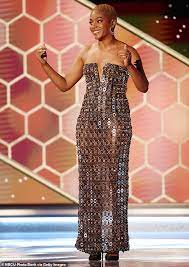Uber cute jess west stuffing her tight hole in the office! Golden Globe Awards 2021 Presenter Tiffany Haddish Wears Sparkling Mirrored Dress Daily Mail Online