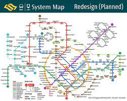 Singapore mass rapid transit train on the circle line heading for. Netizen Redesigns Mrt Map Again We Hope It Ll Be Used Asap In Singapore