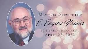 Memorial Service for E. Eugene Kreider