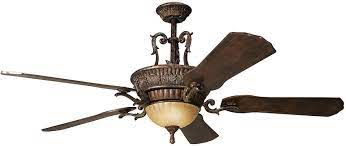 Modern white ceiling fan with light: Kichler 300208bkz Kimberley Traditional Berkshire Bronze Led 60 Home Ceiling Fan Kic 300208bkz