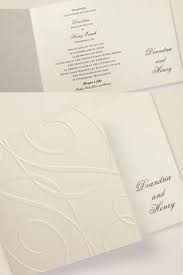 Fresh Ink Folded Wedding Invitation Folded Wedding Invitation Invitations Wedding Invitations