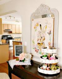Get ready for easter this year with festive decorating ideas spreading touches of spring around the home. Spring Home Tours And Blog Hop Holiday Decorations Easter Spring Home Decor Decorating Blogs
