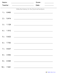 place value worksheets place value worksheets for practice