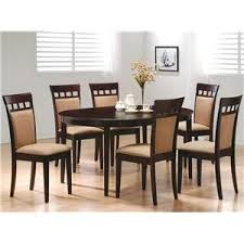 Mix Match 7 Piece Dining Set By Coaster At Speedy Furniture Dining Room Sets Wood Dining Room Contemporary Oval Dining Table
