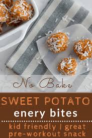 Sweet Potato Energy Bites Are A Quick Healthy No Bake Recipe That Make For A Great Sweet Potatoe Bites Sweet Potato Balls Recipe Sweet Potato Recipes Healthy