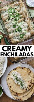 We have the easiest sour cream chicken enchiladas recipe packed with chicken, cheese and sour cream sauce. Creamy Chicken Enchiladas Easy Cheesy Spend With Pennies