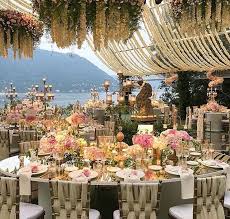 Just In The Wedding Decor Of Deepika Padukone And Ranveer Singh S Wedding Look Every Bit Royal Hungryboo Wedding Venues Italy Wedding Decorations Italian Wedding