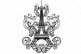 Download Eiffel Tower Intricate Svg Cut File By Creative Fabrica Crafts Creative Fabrica SVG Cut Files