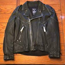 Arlen Ness Jackets Coats Arlen Ness Leather Motorcycle Jacket Mens Lg Poshmark