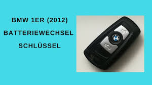 Bmw 1er Bj 2012 Autoschlussel Batteriewechsel In Nur 30 Sekunden Youtube