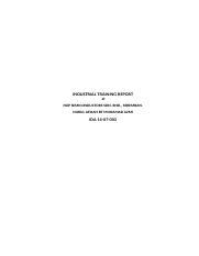 Industrial training bit3024 final report nazirah bte ghazali 1061111687 itservises sdn bhd 1st. Contoh Final Report Doc Industrial Training Report At Nxp Semiconductors Sdn Bhd Seremban Nurul Atikah Bt Mohamad Azmi Ida Kolej Profesional Mara Course Hero
