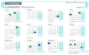 Comunidad valenciana con una superficie de 23.255 km2, es una región grande comparada con el resto de las comunidades autónomas. Calendario Laboral Comunidad Valenciana 2021 Festivos Y Puentes Comunidad Valenciana