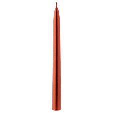 Christmas Taper Candle Ceralacca In Copper 25 Cm Height Online Sales On Holyart Com