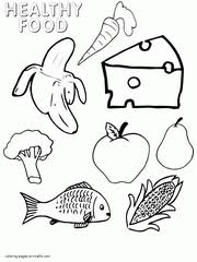Click on the coloring page name to view all available coloring pages. Healthy Food Coloring Pages Food Groups