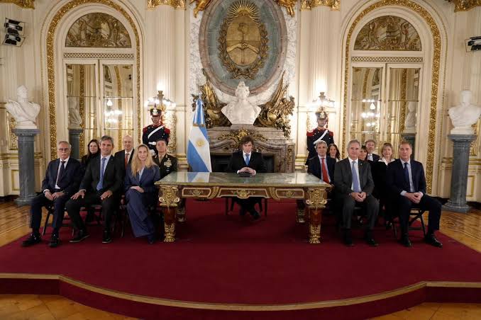 Javier Milei durante la cadena nacional sobre Malvinas del 3 de septiembre de 2026.