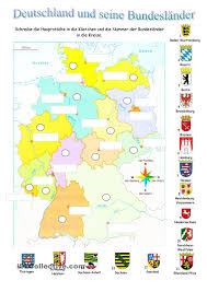 Deutschland Und Seine Bundeslander Deutsche Grammatik Deutschland Deutschlandkarte