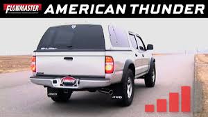 The 2000 toyota tacoma was available in nine different configurations: 2000 04 Toyota Tacoma 2 7l 3 4l American Thunder Exhaust System 817519 Youtube