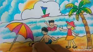 Maybe you would like to learn more about one of these? Cara Mudah Mewarnai Dengan Oil Pastel Tema Pemandangan Pantai Youtube