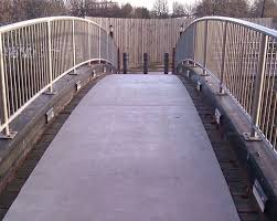 Anti Slip Sheets Create Safer Areas On A Slippery Timber Bridge Surface Non Slip Flooring Pedestrian Walkway Boardwalk