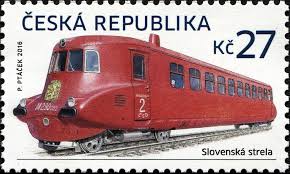 Slovenská strela (slovak for slovak arrow) is the name of an express train, first operated by čsd in czechoslovakia on the line between bratislava and prague. Briefmarke Locomotive Slovenska Strela Slovak Arrow Tschechische Republik Historical Vehicles 2016 Mi Cz Vintage Stamps Stamp Collecting Postal Stamps