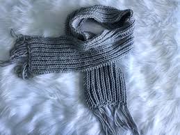 When you first begin, you should. Chunky Ribbed Knit Scarf Northern Moose