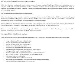 If you own a company and would want to improve your branding in order to up your game in the competitive business world, you can make use. Job Description Template Job Role Description Template Insymbio