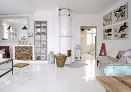 The thing to remember about white floors, whether they're whitewashed or actually painted white, is that they're dramatic. Eye For Design Decorating With White Painted Hardwood Floors