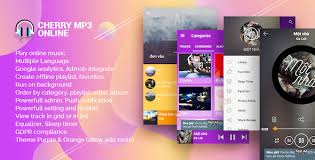 Cherry Android Online Music Player With Admin Panel By Lrandom This Source Code Come With Admin Panel Will Make You Online Music Player Music Players Online