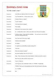 Booking A Hotel Room English Esl Worksheets For Distance Learning And Physical Classrooms In 2020 Book A Hotel Room English Travel Vocabulary Booking Hotel