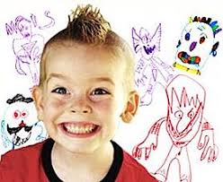 5 Year-old's Monster Art Draws $50,000 to Help Pay for his Chemo